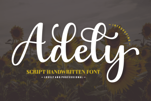 Adely: A Script Font That Elevates Your Brand