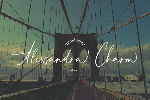 Alessandra Charm: A Script Font for Sophisticated Branding