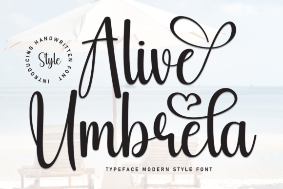 Alive Umbrela: A Font That Breathes Life Into Digital Design