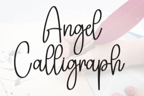 Angel Calligraph: A Script Font for Creative Branding