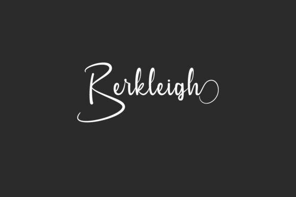 Berkleigh Font: A Beautiful Choice for Branding Projects