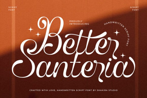 Better Santeria: A Font for Elegant Branding