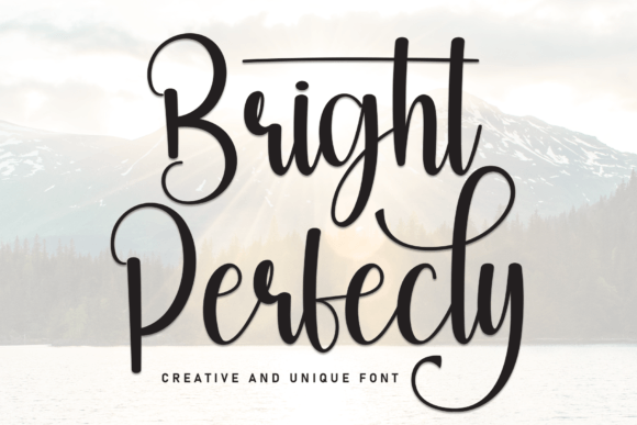 Bright Perfecly: A Script Font That Elevates Branding