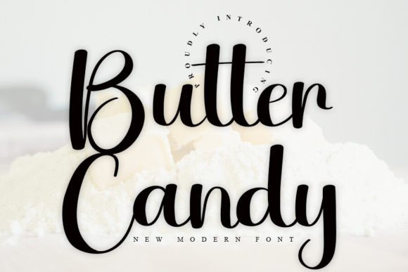 Butter Candy: A Script Font for Modern Web Design