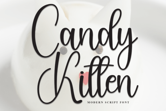 Candy Kitten: A Script Font for Elegant Digital Design