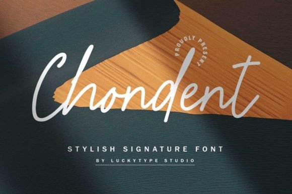 Chondent: A Script Font That Elevates Campaign Design