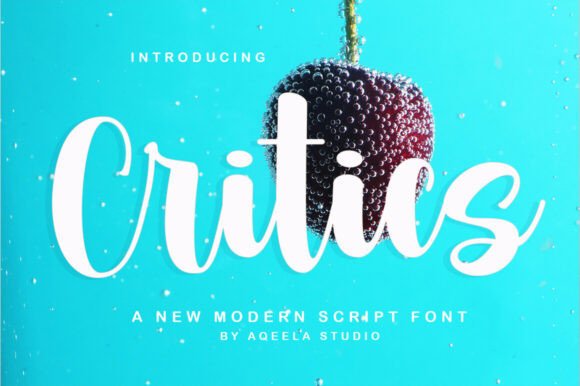 Font That Speaks Volumes: How Critics Elevates Brand Identity