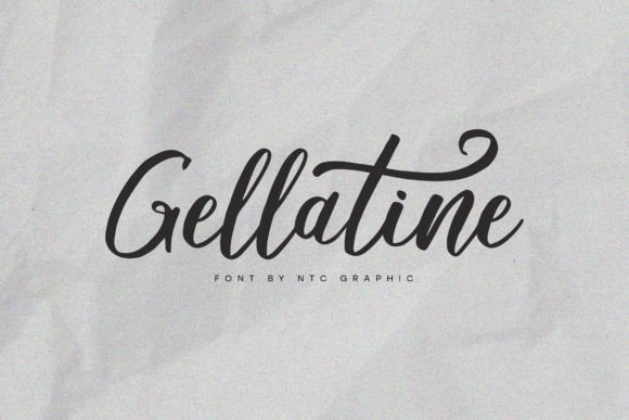 Gellatine: A Script Font with Elegance and Versatility