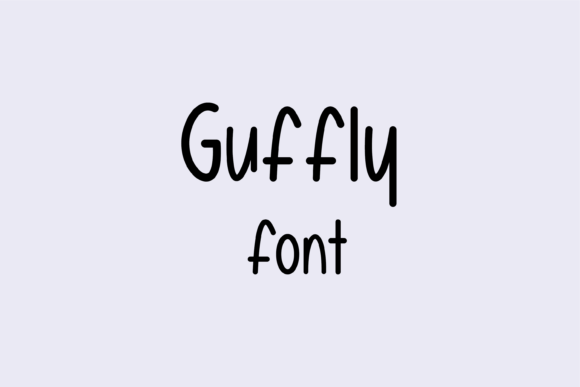 Guffly: A Handwritten Font That Breathes Life Into Your Editorial Design