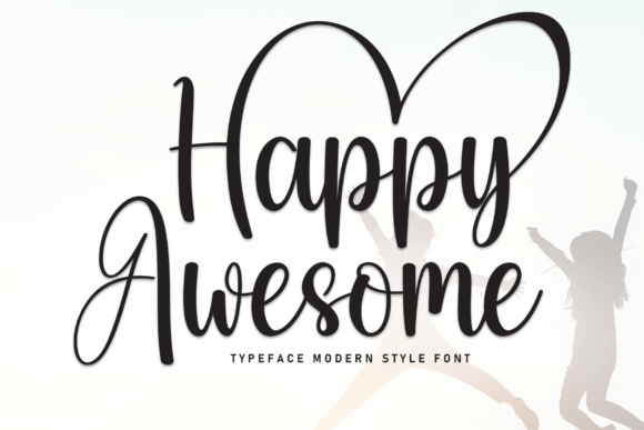 Happy Awesome: A Versatile Script Font for Digital Design
