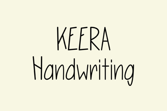Keera: A Font That Adds Personality to Every Project
