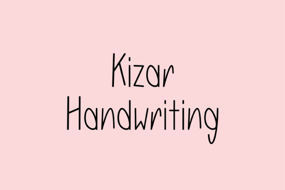 Kizar: A Handwritten Font That Adds Personality to Your Web Design