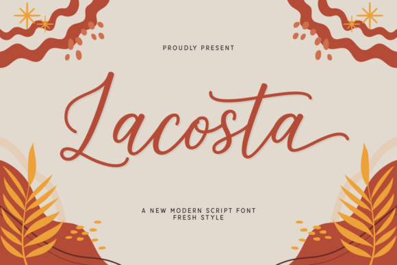 Lacosta: A Script Font That Elevates Digital Branding