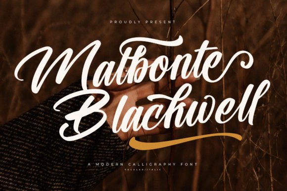 Malbonte Blackwell: A Versatile Handwritten Font for Crafters and Designers