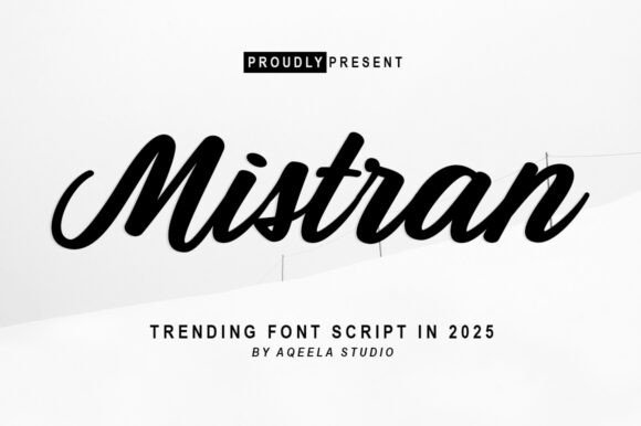 Mistran Script Font for Branding Projects