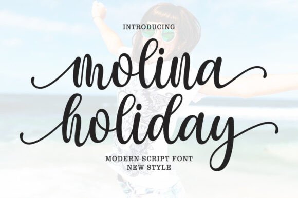 Molina Holiday: A Script Font for Elegant Web Design