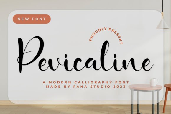 Pevicaline: A Script Font for Editorial Elegance
