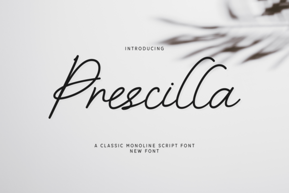 Prescilla: A Font That Breathes Elegance Into Every Craft