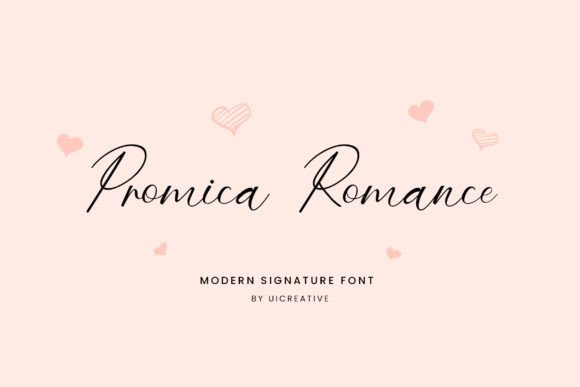 Promica Romance: The Elegant Font for Your Brand’s Visual Identity