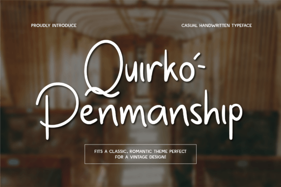 Quirko Penmanship: A Font That Speaks with Style