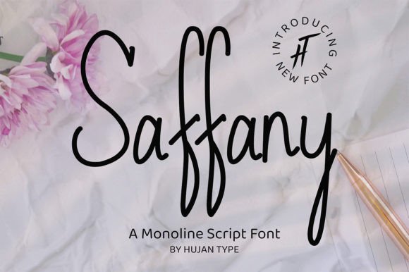 Saffany: A Script Font for Modern Web Design
