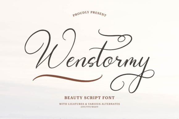 Wenstormy: The Font That Elevates Your Brand