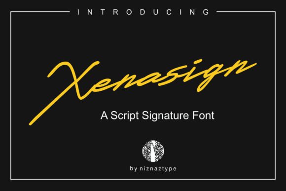 Xenasign Font for Web Designers